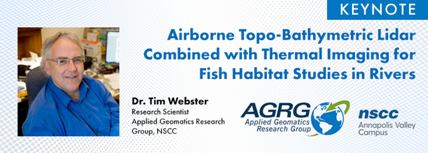 Decorative image for session KEYNOTE: Airborne Topo-Bathymetric Lidar Combined with Thermal Imaging for Fish Habitat Studies in Rivers 