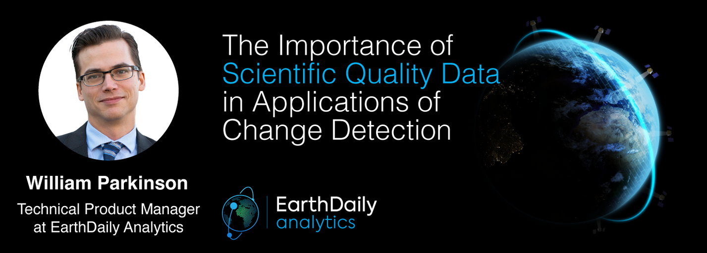 Decorative image for session The Importance of Scientific Quality Data in Applications of Change Detection