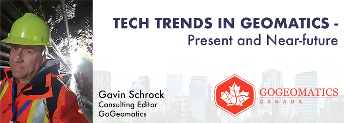 Decorative image for session Tech Trends in Geomatics - Present and Near-future