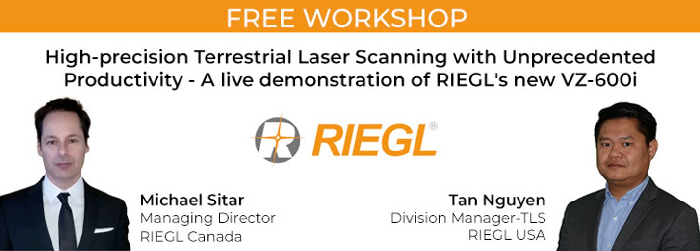 Decorative image for session High-precision Terrestrial Laser Scanning with Unprecedented Productivity - A live demonstration of RIEGL's new VZ-600i