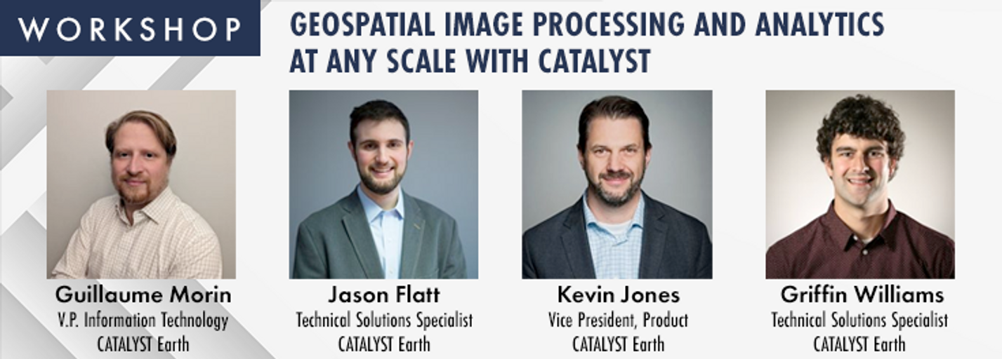 Decorative image for session Geospatial Image Processing and Analytics at Any Scale with CATALYST 