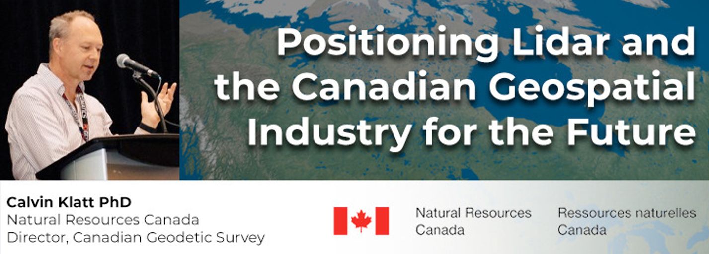 Decorative image for session Positioning Lidar and the Canadian Geospatial Industry for the Future