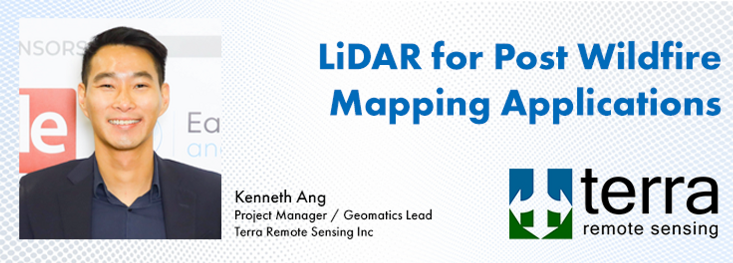 Decorative image for session  LiDAR for Post Wildfire Mapping Applications 