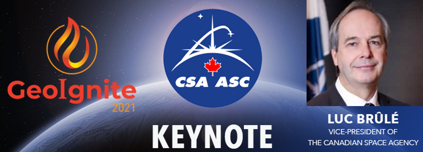 Decorative image for session Keynote: Address by Vice-President of the Canadian Space Agency - Luc Brulé