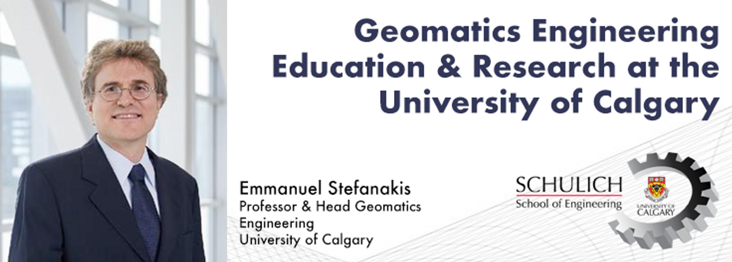 Decorative image for session Geomatics Engineering Education and Research at the University of Calgary
