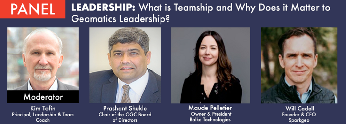 Decorative image for session Leadership Panel:  What is Teamship and Why Does it Matter to Geomatics Leadership?