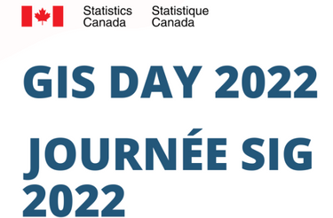 GIS Days 2022 Statistics Canada