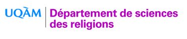 Département de science des religions - UQAM