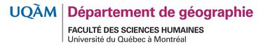 Département de géographie - UQAM