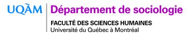 Département de sociologie - UQAM