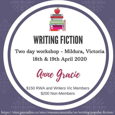 Writing Fiction with Anne Gracie | Apr 18 to April 19, 2020