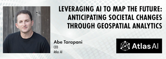 Decorative image for session Leveraging AI to Map the Future: Anticipating Societal Changes Through Geospatial Analytics