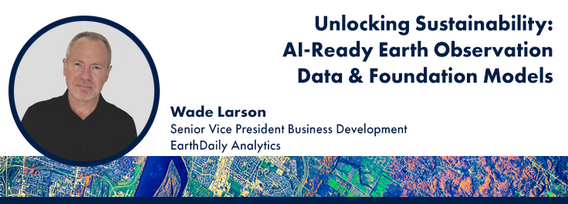 Decorative image for session Unlocking Sustainability: AI-Ready Earth Observation Data & Foundation Models
